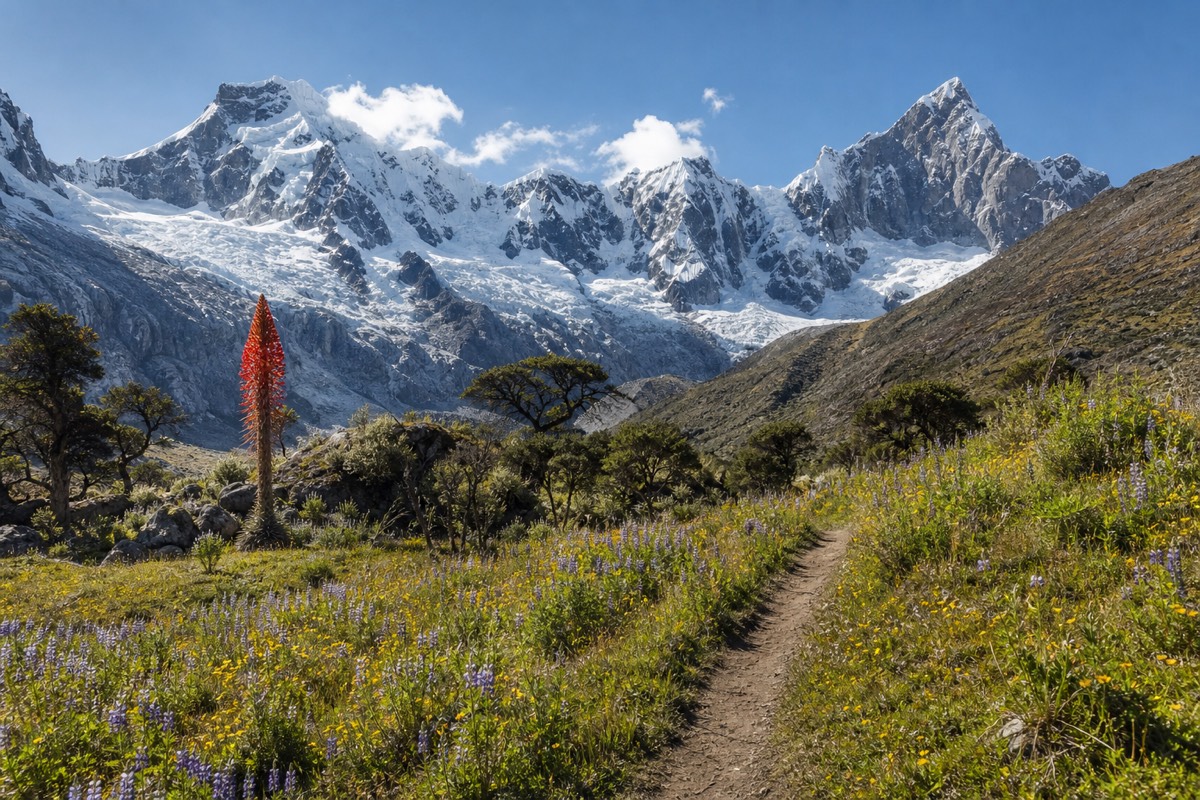 The Cordillera Blanca, Peru
